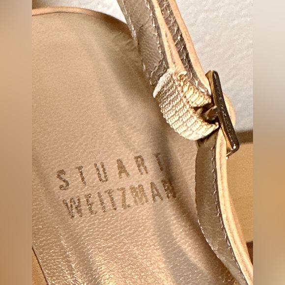 STUART WEITZMAN Platform Slingback Heels. Size 8.5 Perfect for a fun night out!! - Picture 5 of 8